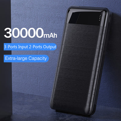 YKZ Mini Power bank 30000 mAh Bank Portable Charging Poverbank Mobile Phone External Battery Charger Powerbank for iPhone Xiaomi