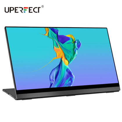 UPERFECT 4K Portable Monitor Touchscreen Gravity Sensor Automatic Rotate 15.6'' Slimmest 10-Point Touch UHD 3840x2160 Display