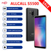Original AllCall S5500 5.99" 18:9 5500mAh Battery Android 8.1 MTK6580M Quad Core 2GB RAM 16GB ROM 13.0MP+2MP Cameras Smartphone