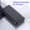 YKZ Mini Power bank 30000 mAh Bank Portable Charging Poverbank Mobile Phone External Battery Charger Powerbank for iPhone Xiaomi