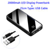 YKZ Mini Power bank 30000 mAh Bank Portable Charging Poverbank Mobile Phone External Battery Charger Powerbank for iPhone Xiaomi