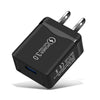 18W Quick Charge 4.0 3.0 USB Phone Charger Universal Travel Wall Fast Charging Power Adapter For Xiaomi iPhone Samsung Huawei