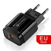 18W Quick Charge 4.0 3.0 USB Phone Charger Universal Travel Wall Fast Charging Power Adapter For Xiaomi iPhone Samsung Huawei
