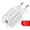 18W Quick Charge 4.0 3.0 USB Phone Charger Universal Travel Wall Fast Charging Power Adapter For Xiaomi iPhone Samsung Huawei