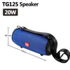 High power TG118 portable bluetooth speaker outdoor Column Computer Wireless Speakers Subwoofer BoomBox Music-Center-Radio