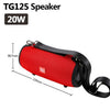 High power TG118 portable bluetooth speaker outdoor Column Computer Wireless Speakers Subwoofer BoomBox Music-Center-Radio