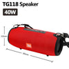 High power TG118 portable bluetooth speaker outdoor Column Computer Wireless Speakers Subwoofer BoomBox Music-Center-Radio