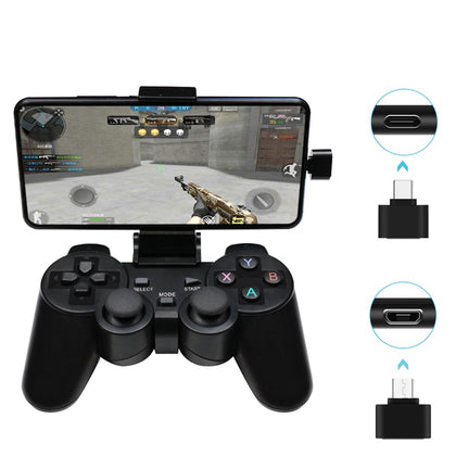 Wireless Gamepad PC For PS3 Android Phone TV Box 2.4G Wireless Joystick Joypad Game Controller Remote For Xiaomi OTG Smart Phone