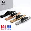 BAPICK Stainless Steel Metal Strap For Xiaomi Mi Band 4 3 Strap Smart Watch Band Mi Band 3 4 Bracelet Pulseira Miband 4 3 Strap