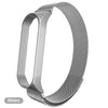 BAPICK Stainless Steel Metal Strap For Xiaomi Mi Band 4 3 Strap Smart Watch Band Mi Band 3 4 Bracelet Pulseira Miband 4 3 Strap