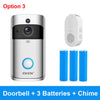 EKEN V5 Video Doorbell Smart Wireless WiFi Security Door Bell Visual Recording Home Monitor Night Vision Intercom door phone