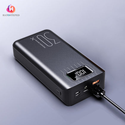 30000mAh Power Bank Portable Charging Poverbank Mobile Phone External Battery Charger Powerbank 30000 mAh for Xiaomi Mi