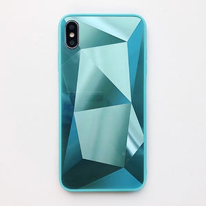 3D diamond mirror Case for iphone 11 Pro Max Soft Phone Cover for iphone X XR XS Max 8 7 6 6S Plus Shockproof Ultra Thin Case