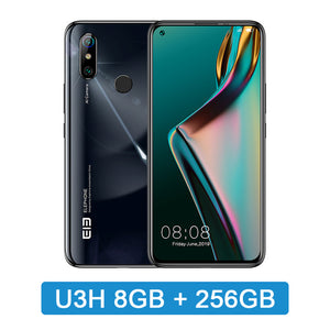 In Stock ELEPHONE U3H Smartphone 8GB 256GB Octa Core Helio P70 6.53" FHD+ 24MP Selfie 48MP Dual Camera Android 9 Mobile Phone