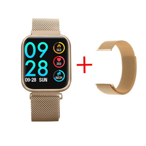 696 P70 Upgraded Version P80 Smart Watch Women IP68 Waterproof Smartwatch Heart Rate Blood Pressure For IPhone Samsung Huawei