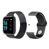 2020 Steel Smartwatch Women Waterproof Smart Watch Men T80 Bluetooth Heart Rate Monitor Fitness Tracker For Apple IPhone Android