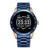 LIGE Steel Band Smart Watch Men Heart Rate Blood Pressure Monitor Sport Multifunction Mode Fitness Tracker Waterproof Smartwatch