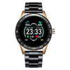 LIGE Steel Band Smart Watch Men Heart Rate Blood Pressure Monitor Sport Multifunction Mode Fitness Tracker Waterproof Smartwatch