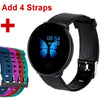 DOOLNNG 2020 D19 Smart Watch women Heart Rate Blood Pressure Health SmartWatch Men Bluetooth Watch Wristband Fitness Tracker