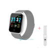Fashion Stainless Steel Smart Watch Women Men Electronics Sport Wrist Watch For Android IOS Square Smartwatch Smart Clock Hours