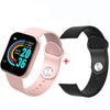 Fashion Stainless Steel Smart Watch Women Men Electronics Sport Wrist Watch For Android IOS Square Smartwatch Smart Clock Hours