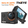 ThiEYE T5 Pro Real Ultra HD 4K 60fps Touch Screen WiFi Action Camera with Remote Control 60M underwater Web Camera