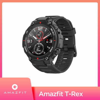 New 2020 CES Amazfit T rex T-rex Smartwatch Control Music 5ATM Smart Watch GPS/GLONASS 20 days battery life MIL-STD for Android