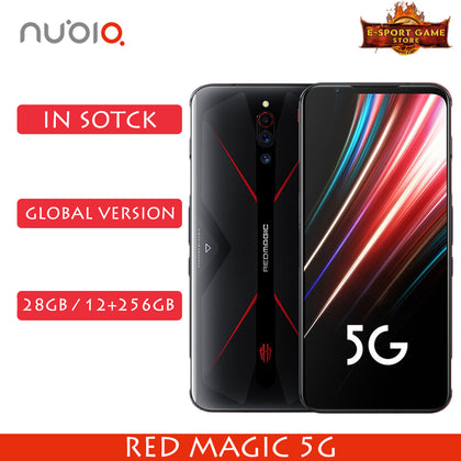 Global Version Nubia Red Magic 5G Gaming phone Snapdragon 865 8/12 GB RAM 128GB ROM 144Hz refresh rate Smartphone OTA Update
